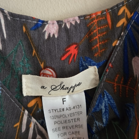 A Shappe Vintage Shift Floral Print Midi Dress - Picture 11 of 15